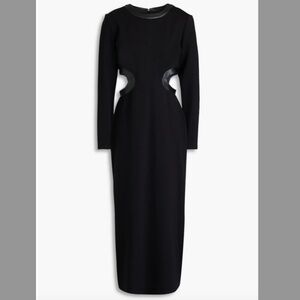 STAUD Dolce cutout jersey midi dress